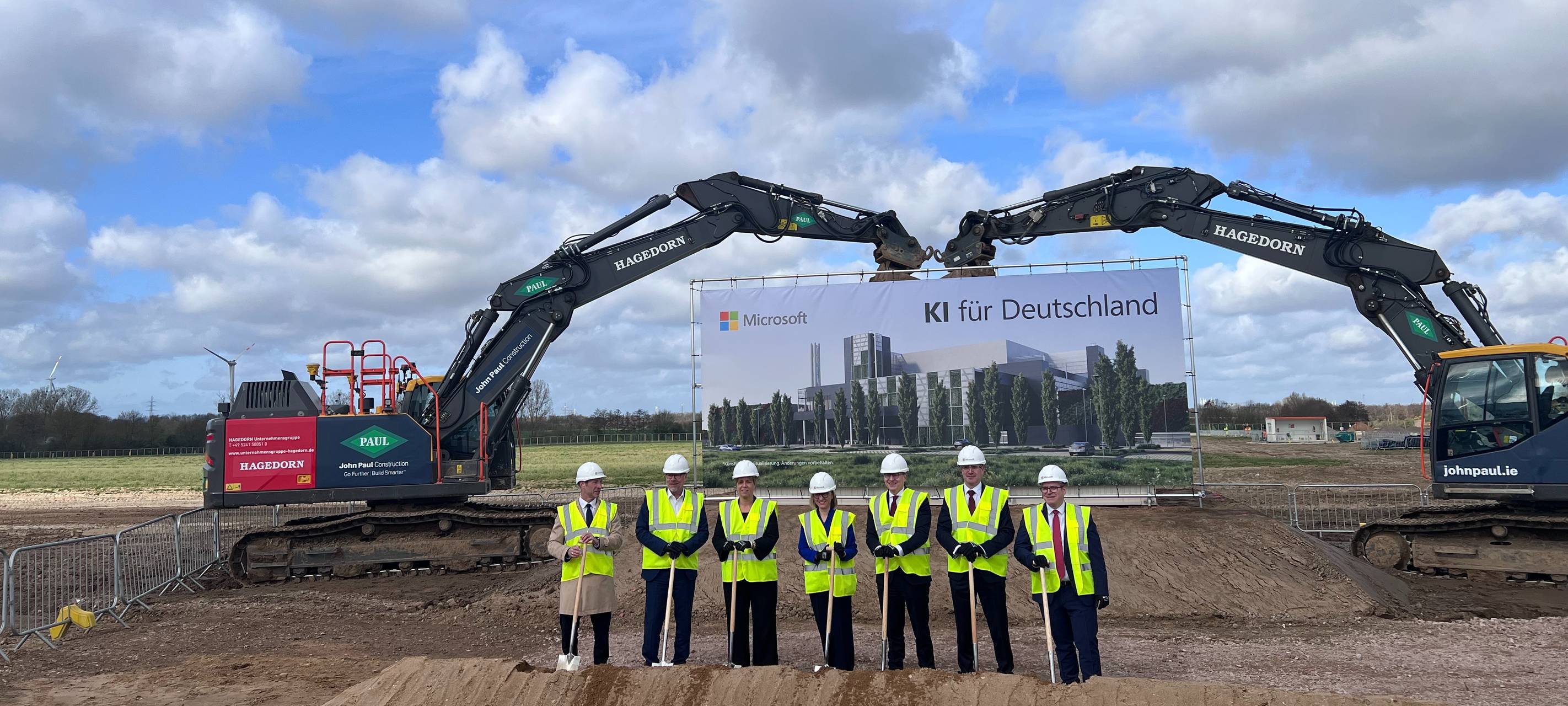 Microsoft startet Milliardenprojekt in Bergheim