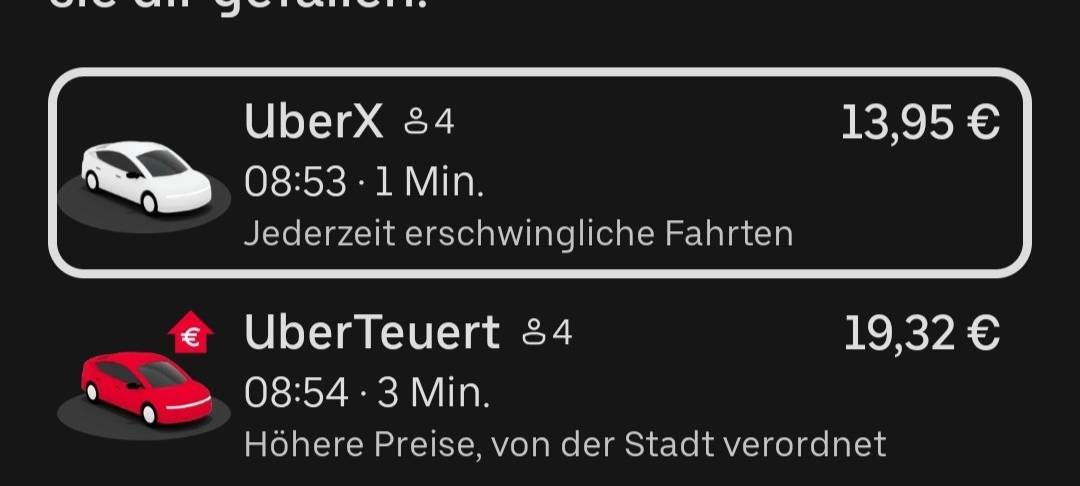Köln: Fahrten mit Uber und Co. bald deutlich teurer?
