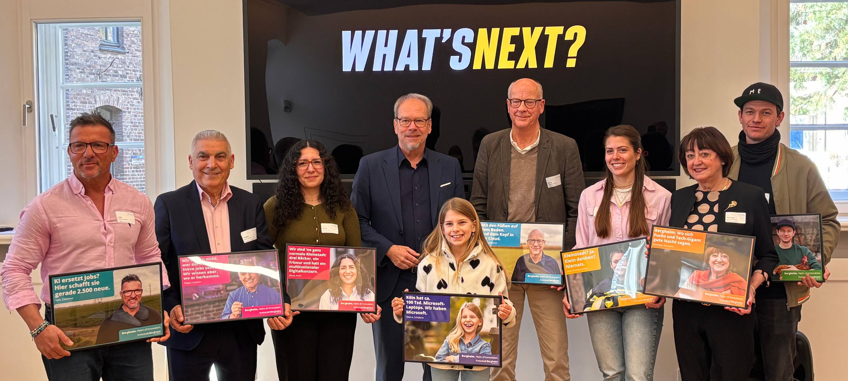 Heim of Innovation: Acht Gesichter für Bergheim