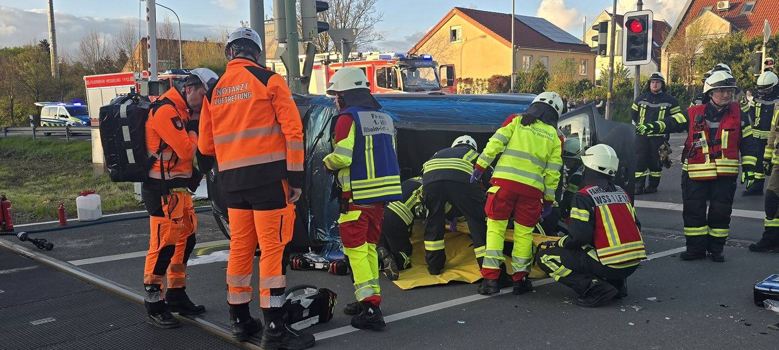 Schwerer Unfall in Wesseling-Urfeld