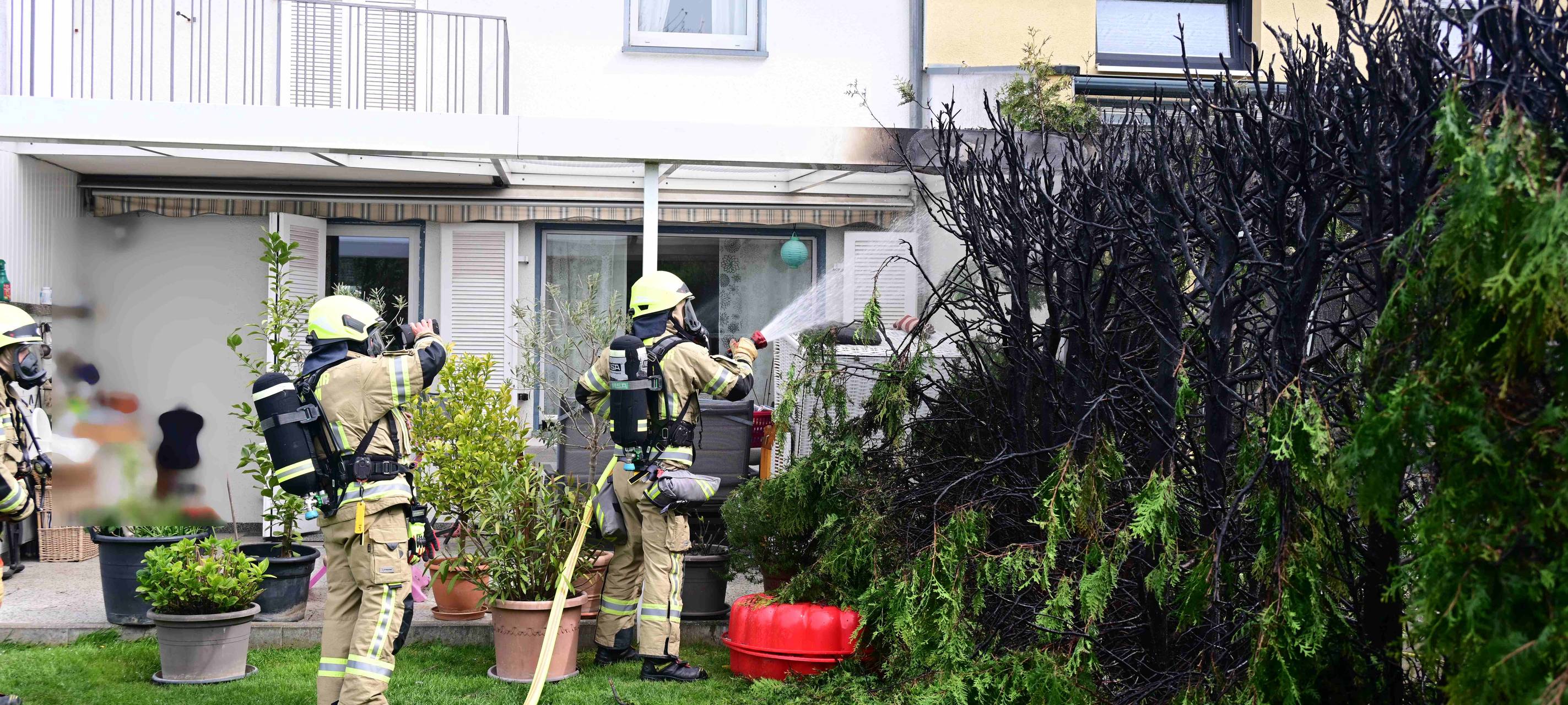 Heckenbrand in Pulheim