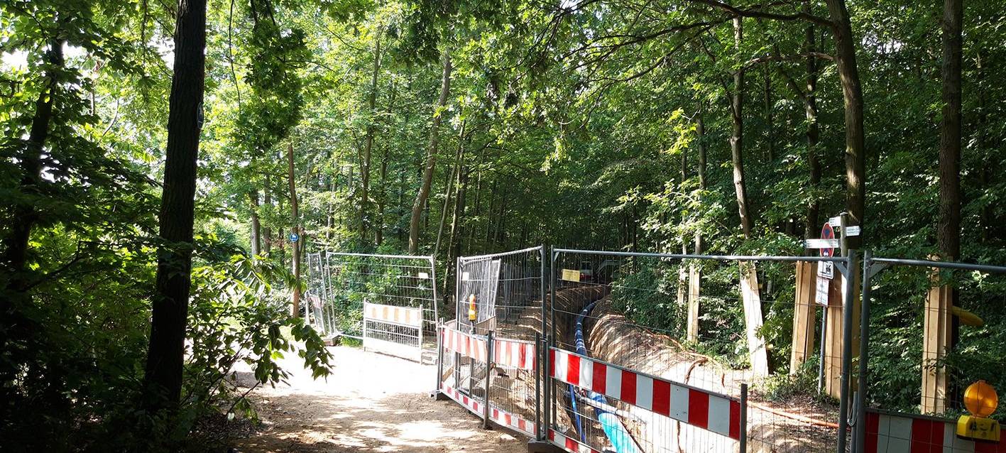 Weg am Otto-Maigler-See gesperrt