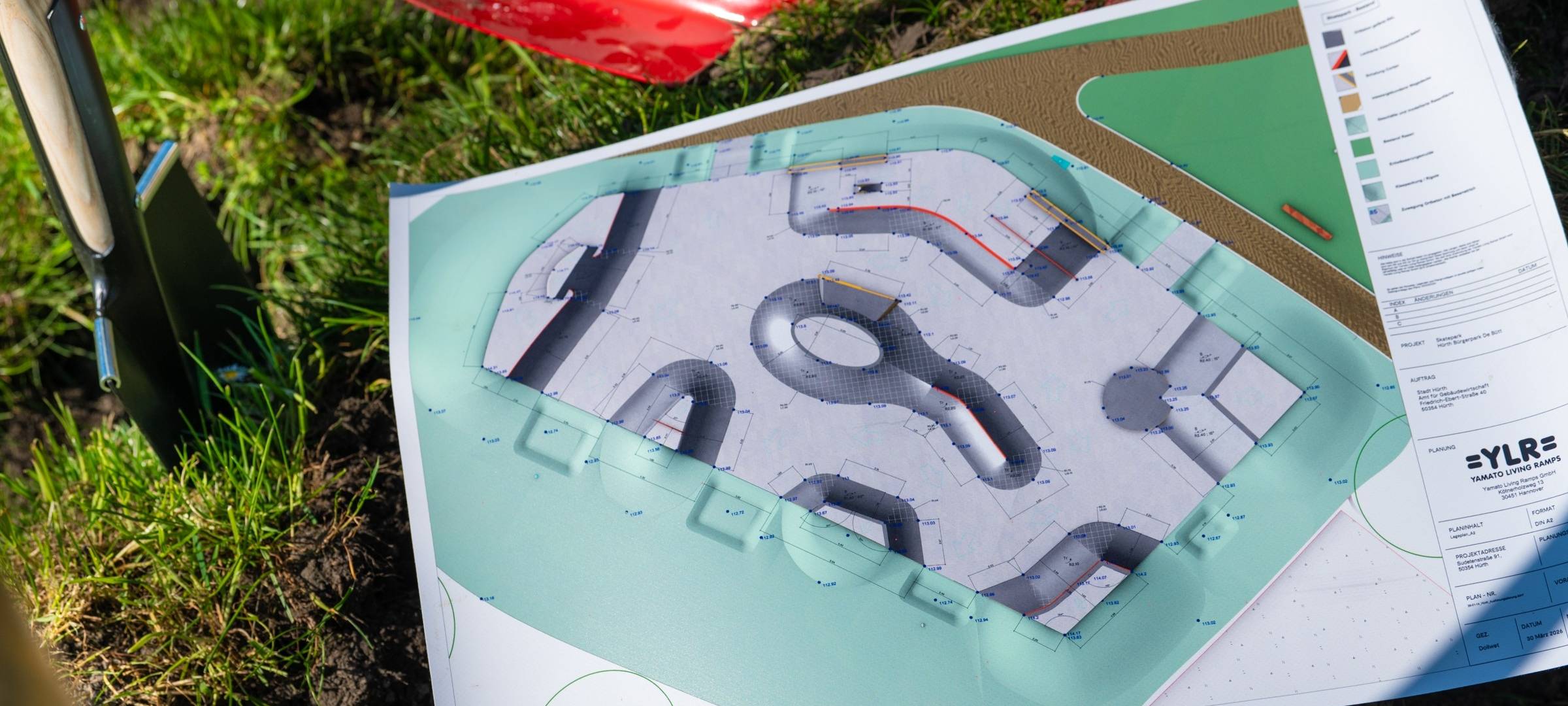 Hürth baut neuen Skatepark im Bürgerpark
