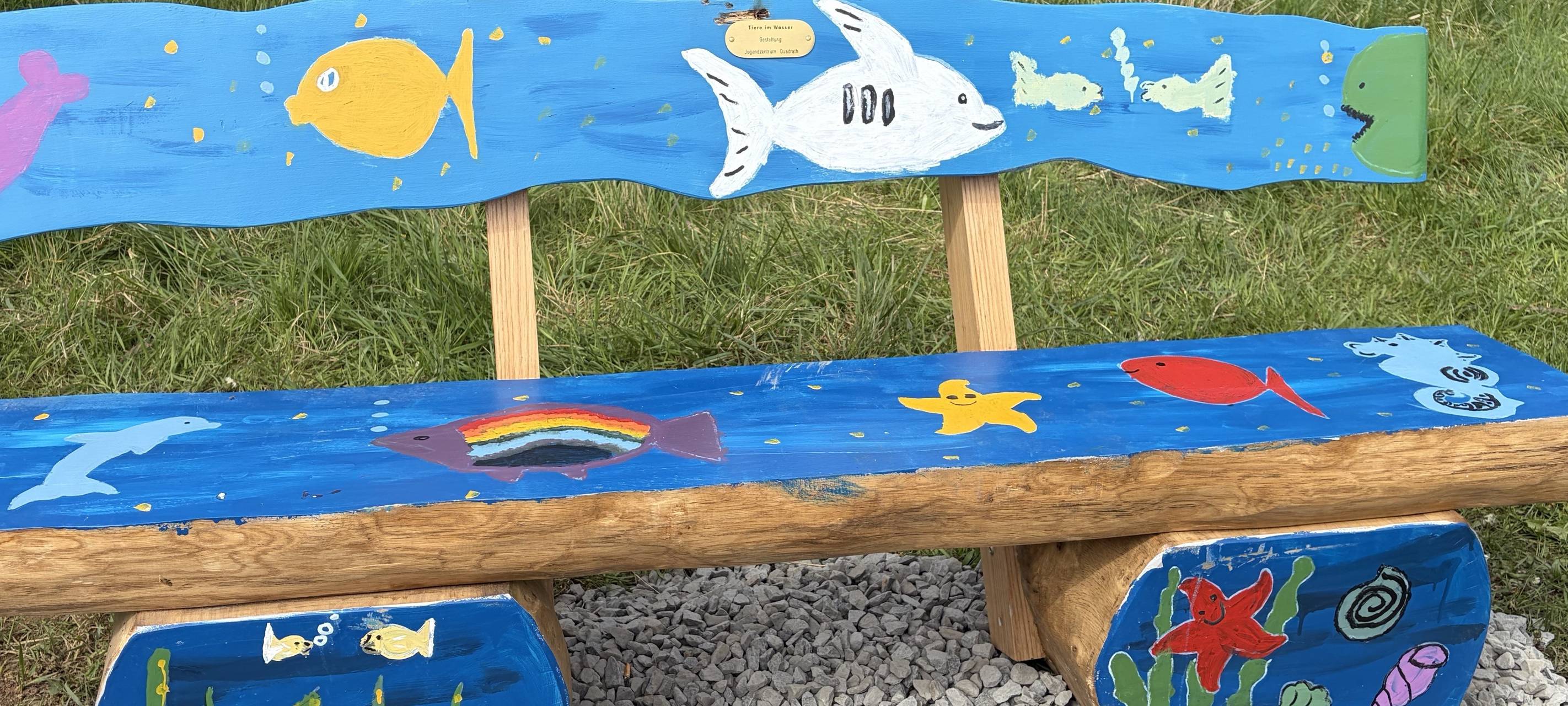 Vandalismus am neuen Bunte-Bank-Wanderweg in Bergheim