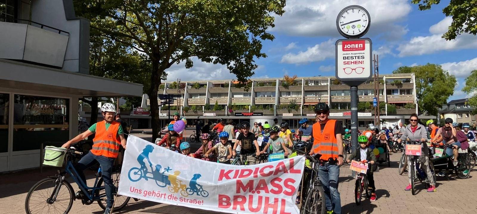 Kidical Mass in Brühl am Sonntag