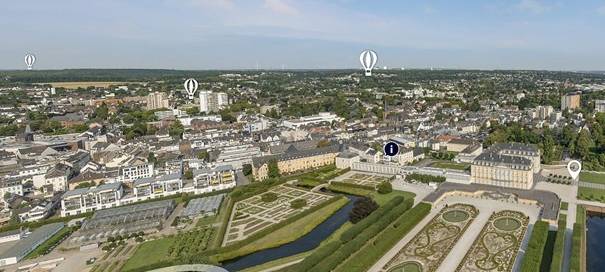 Brühl startet digitalen 360-Grad-Rundgang