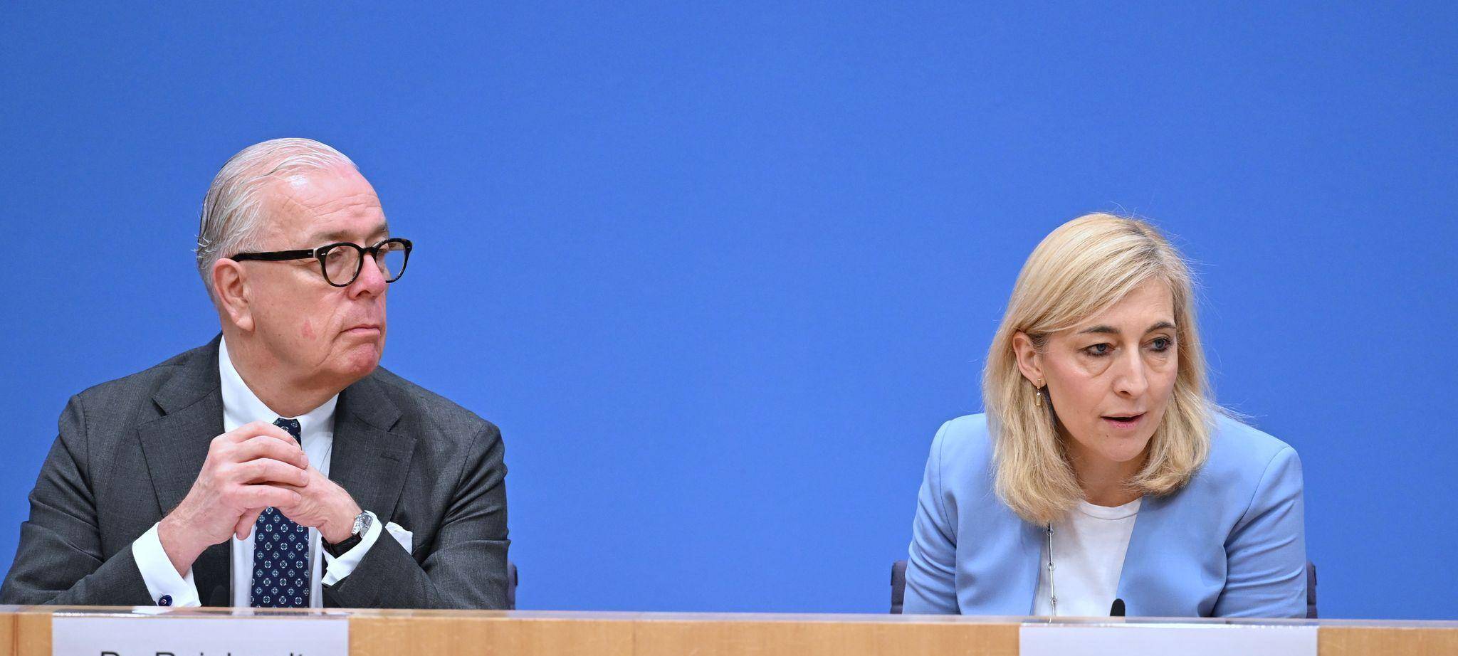 Ärztepräsident und Bundesgesundheitsministerin