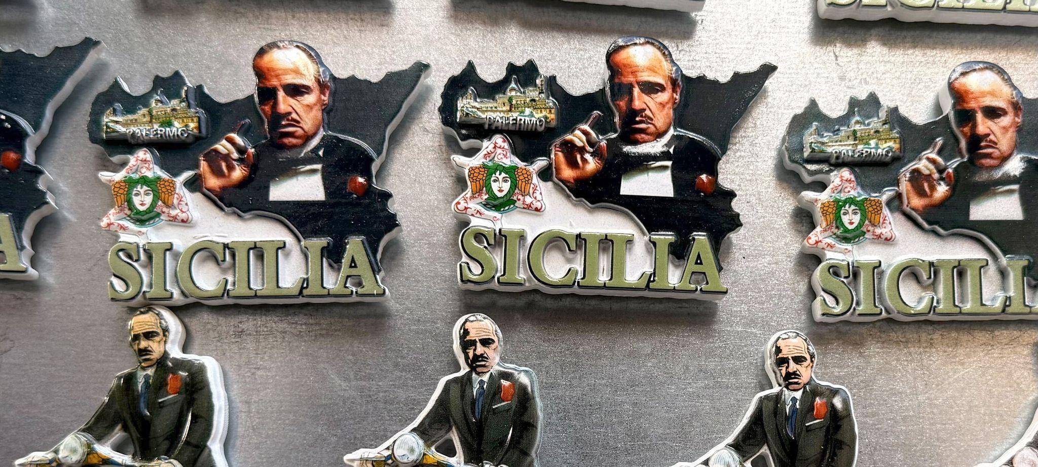 Mafia-Souvenirs auf Sizilien