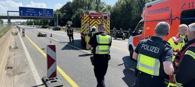 Motorradunfall bei Bliesheim