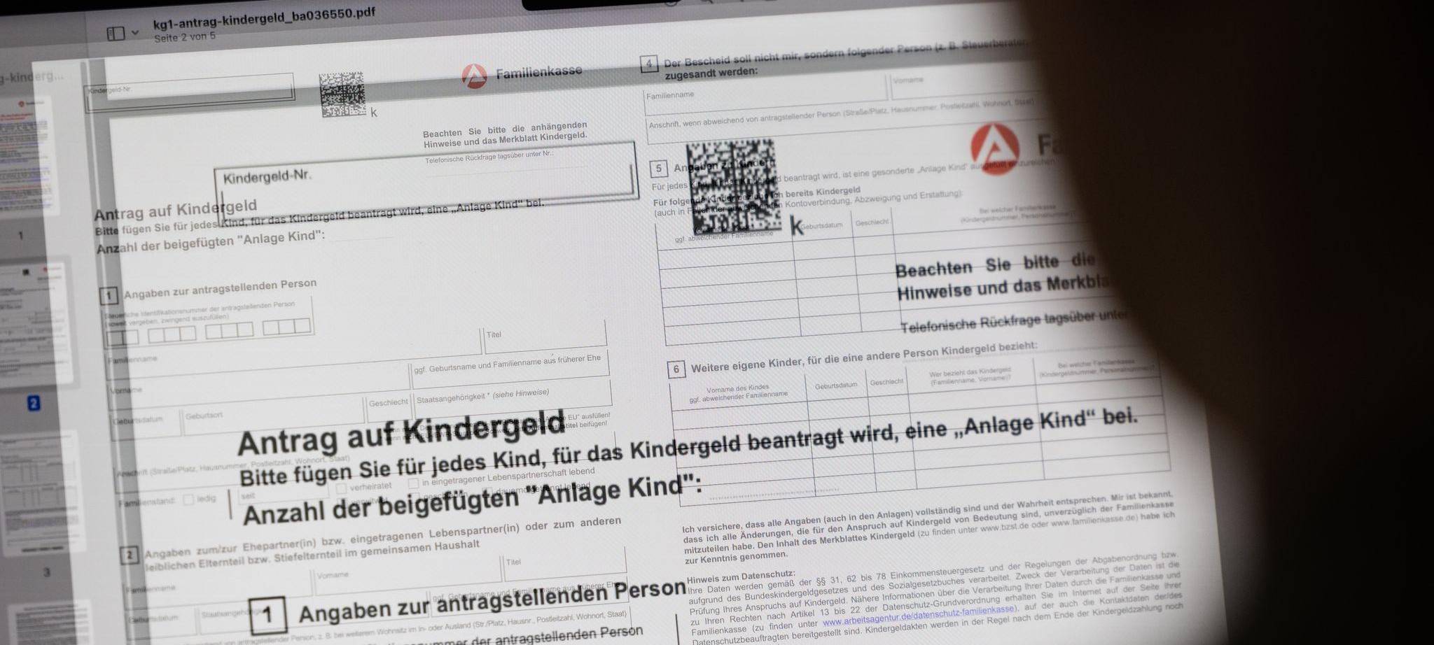 Kindergeld-Antrag