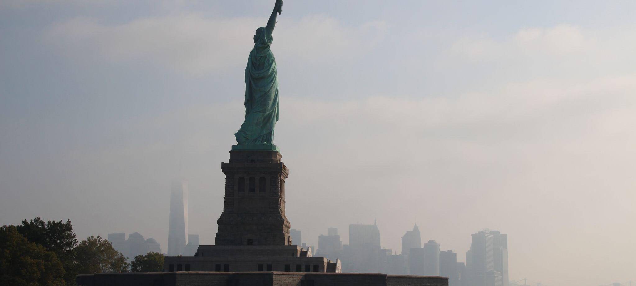 Die Freiheitsstatue in New York