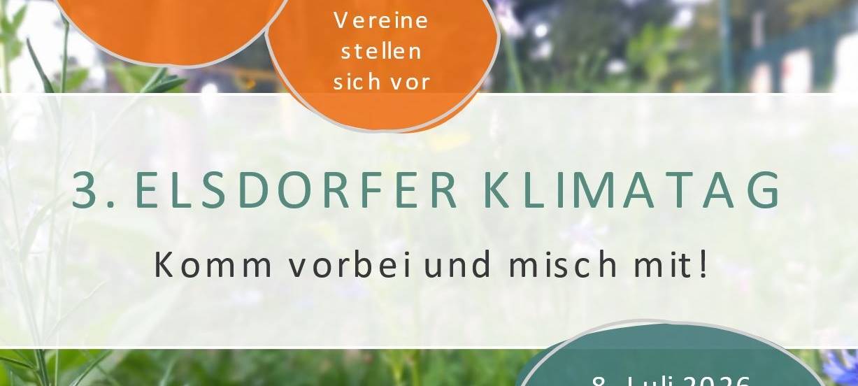 Elsdorf: "Dritter Klimatag" im Bürgerhaus Neu-Etzweiler