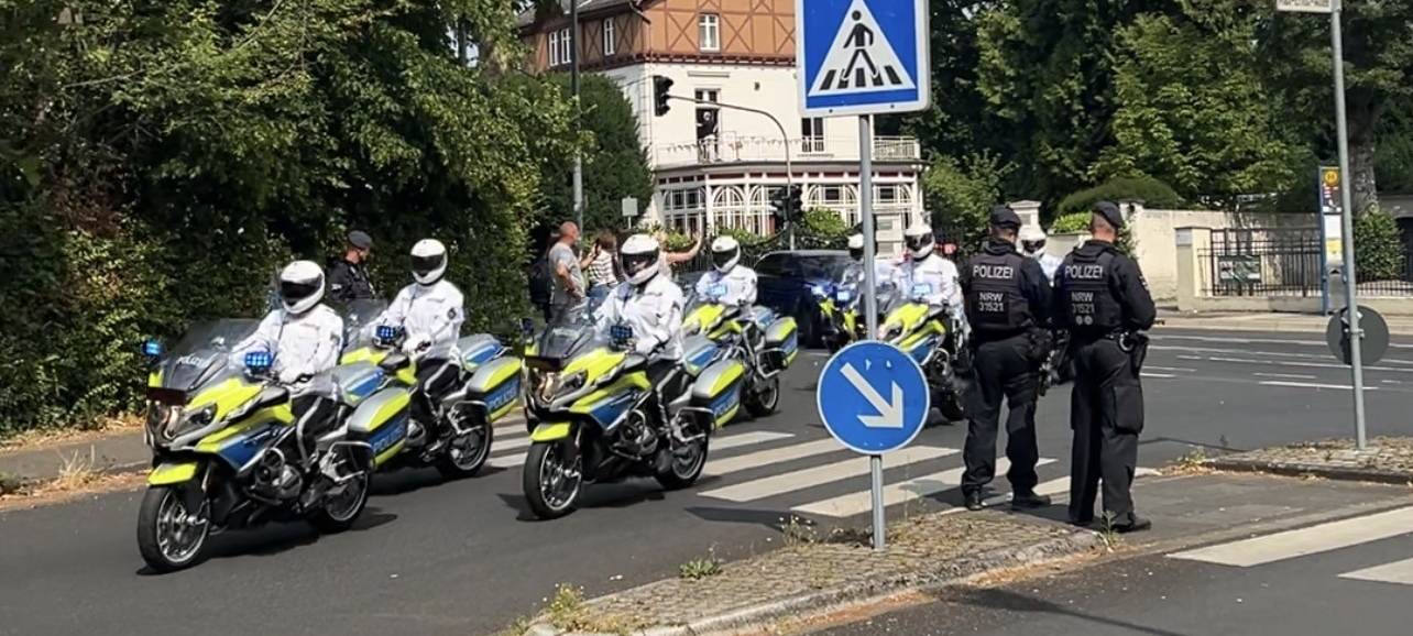 Brühl: Staatsbesuch sorgt für massive Absperrungen