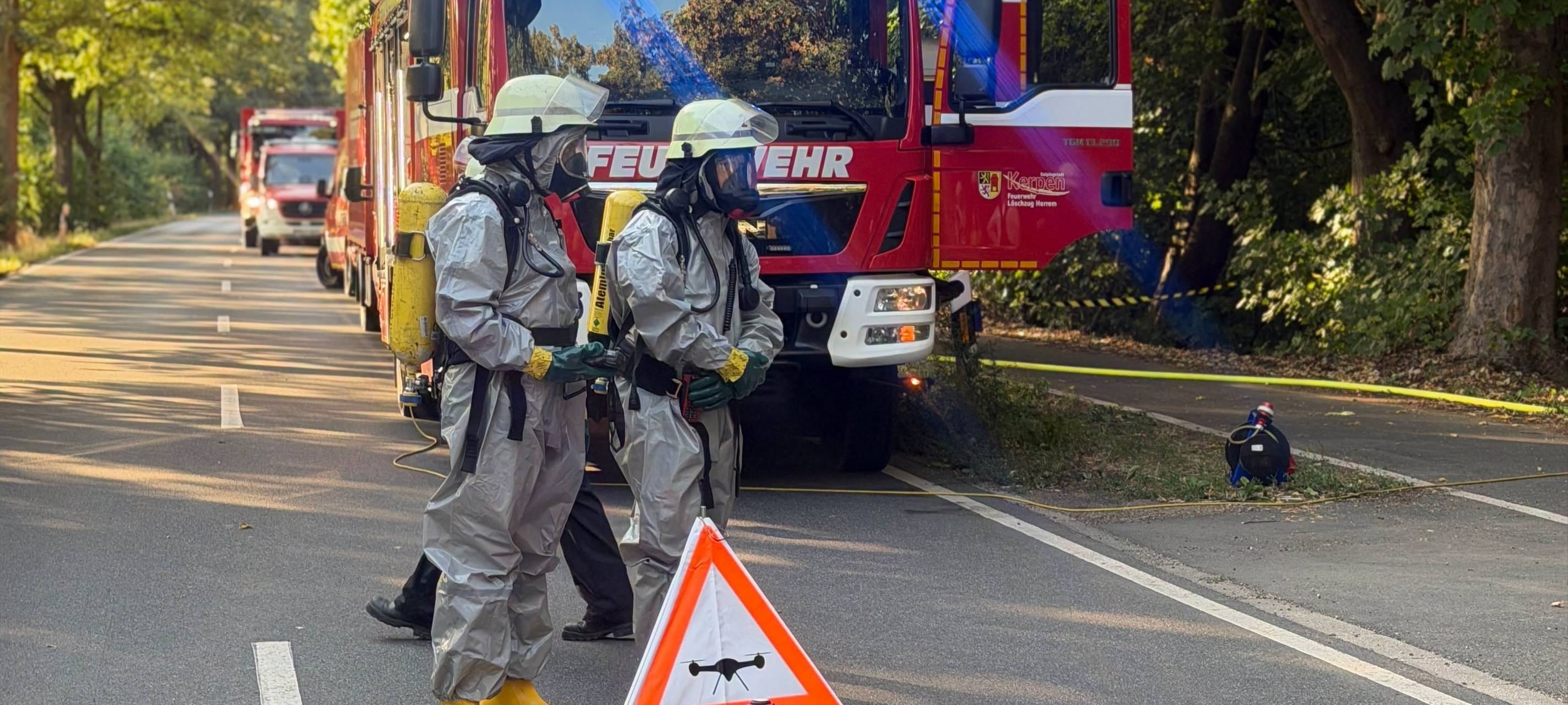 Gefahrstoffalarm in Kerpen