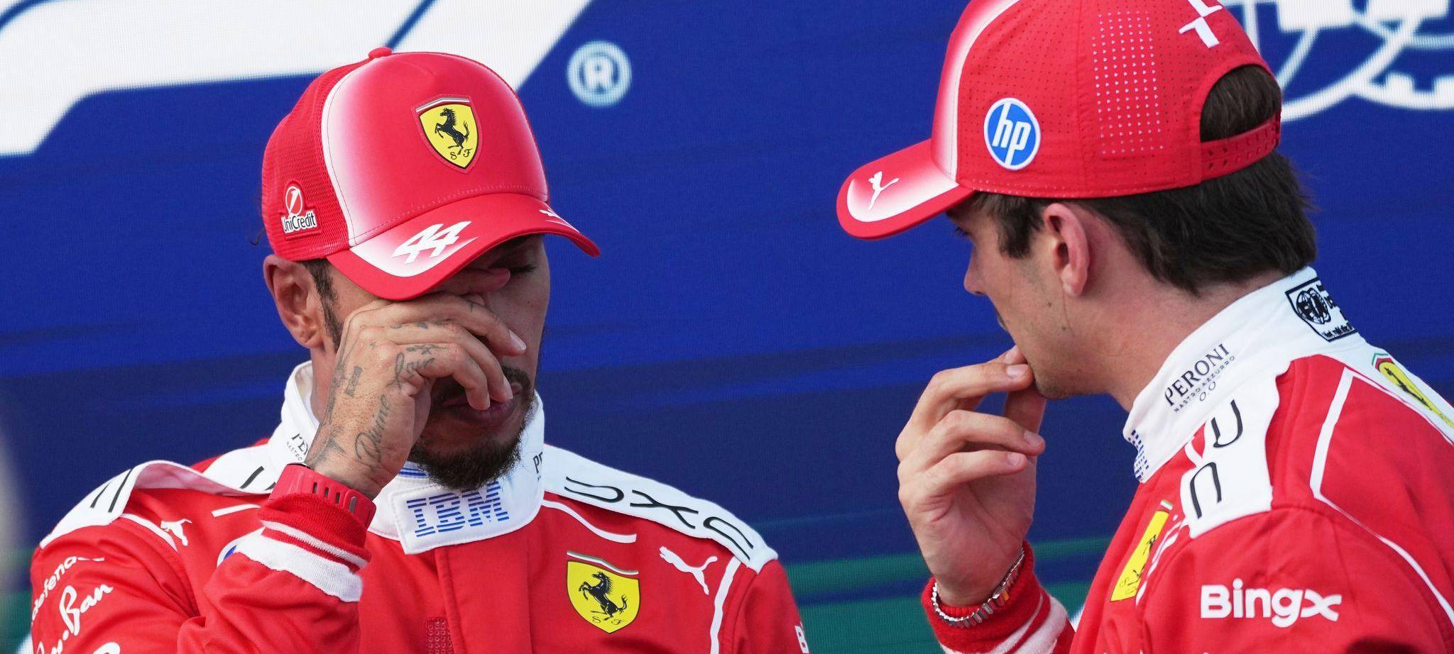 Lewis Hamilton und Charles Leclerc