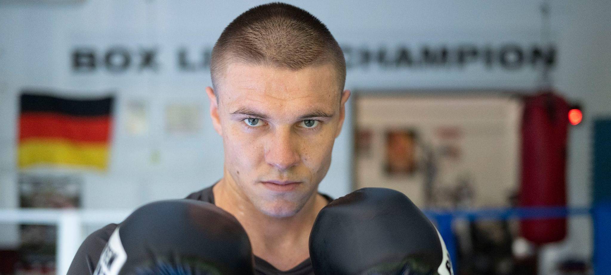 Boxen: Supermittelgewicht, Zachenhuber beim Training