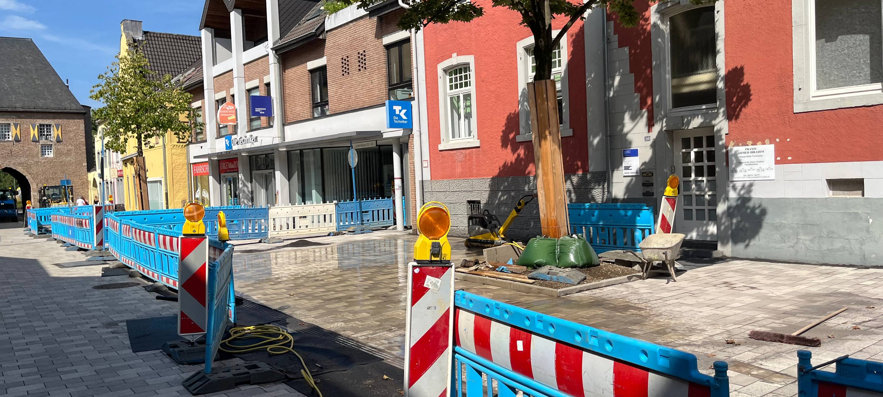 Bergheim: Umbau der Fußgängerzone läuft nach Plan