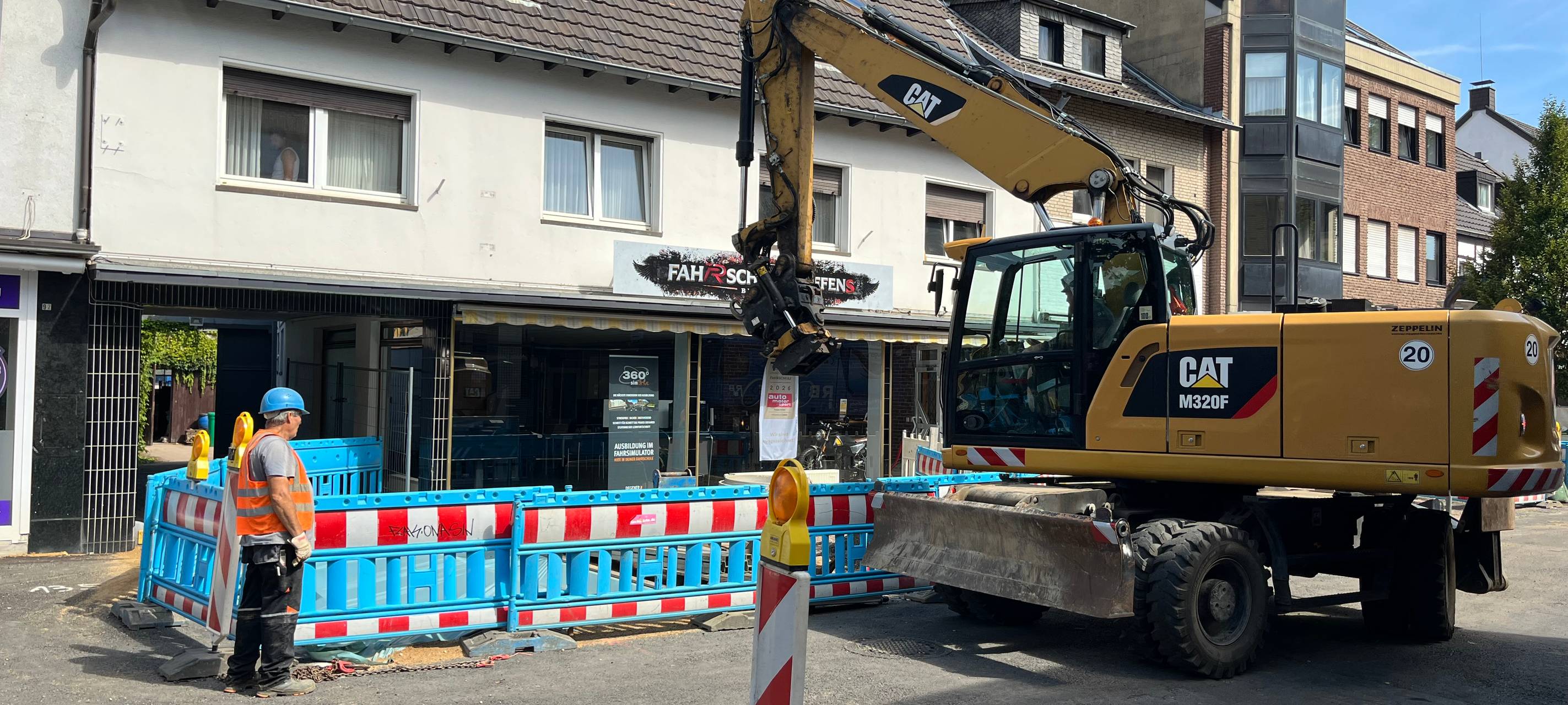 Bergheim: Umbau der Fußgängerzone läuft nach Plan