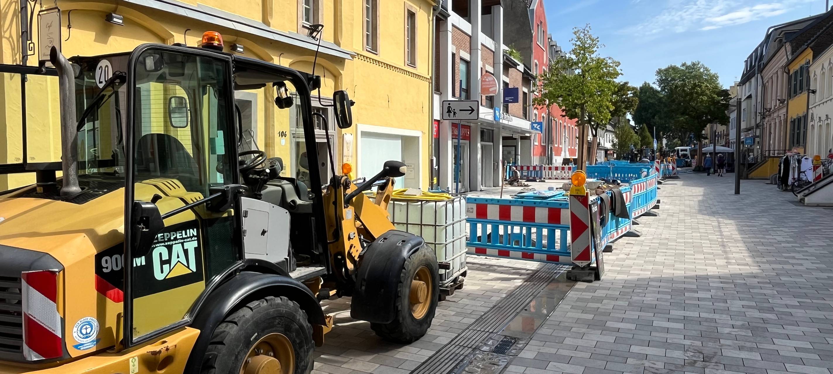 Bergheim: Umbau der Fußgängerzone läuft nach Plan