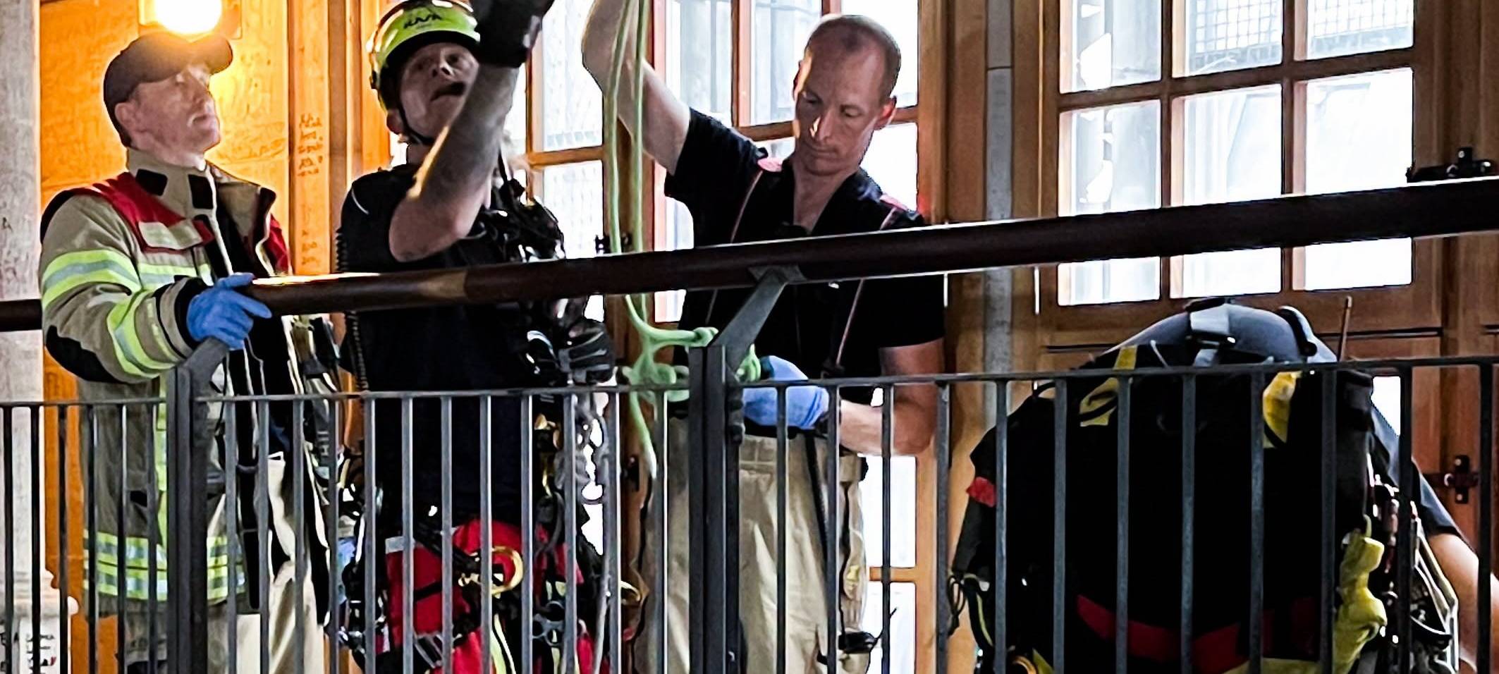Höhenretter-Einsatz im Kölner Dom: Mann verletzt