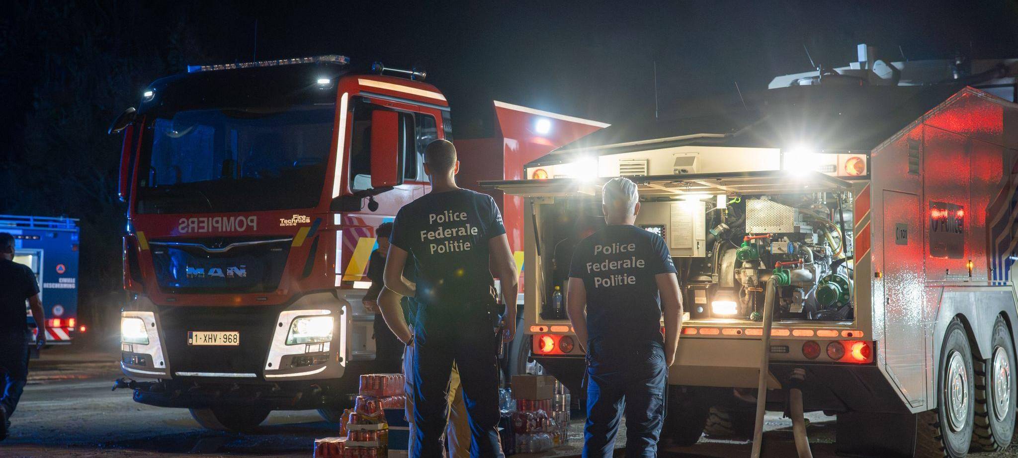 Waldbrand in Belgien