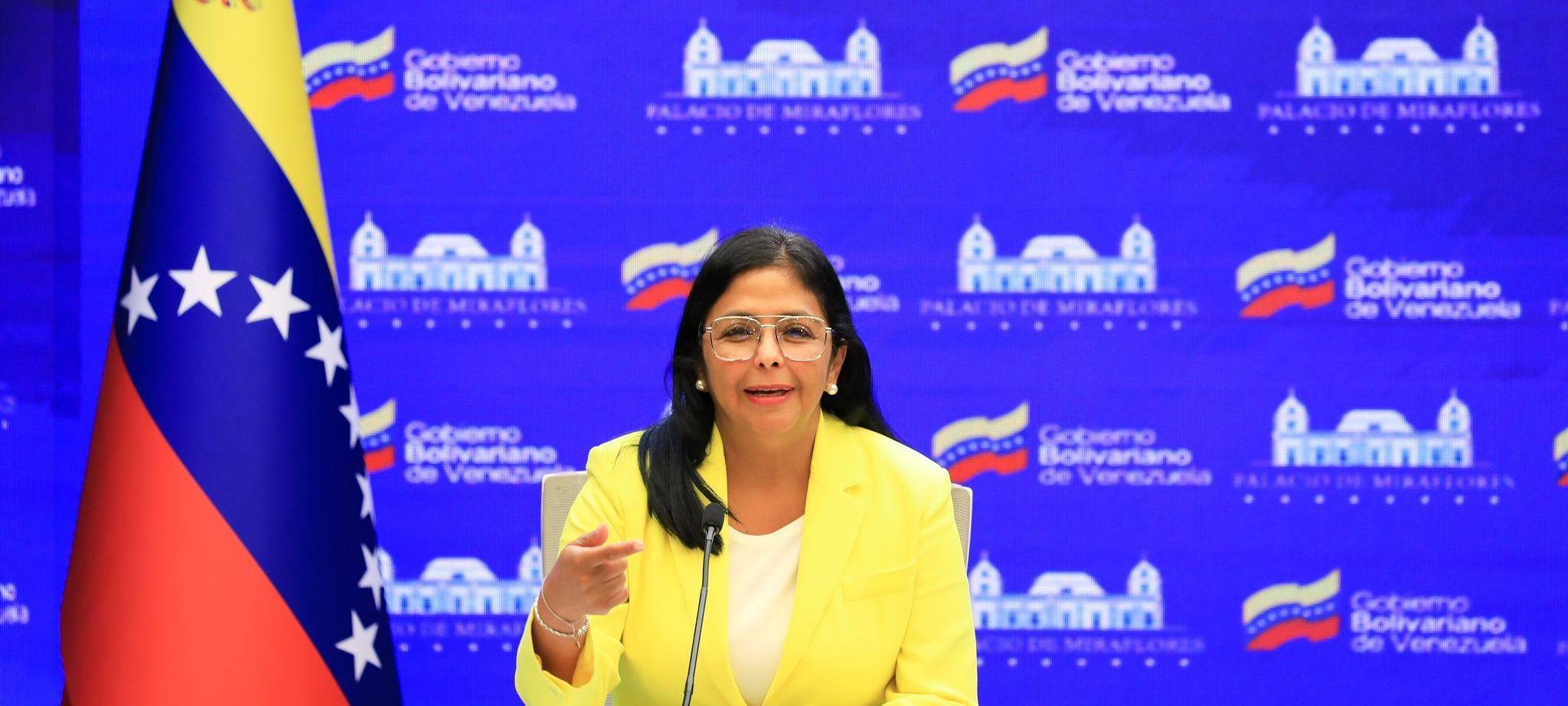 Geschäftsführende Präsidentin Delcy Rodríguez