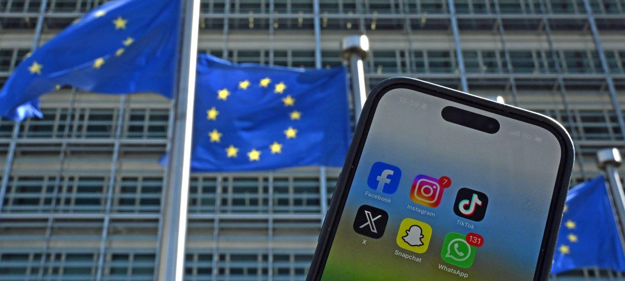 EU-Kommission und Social-Media-Apps