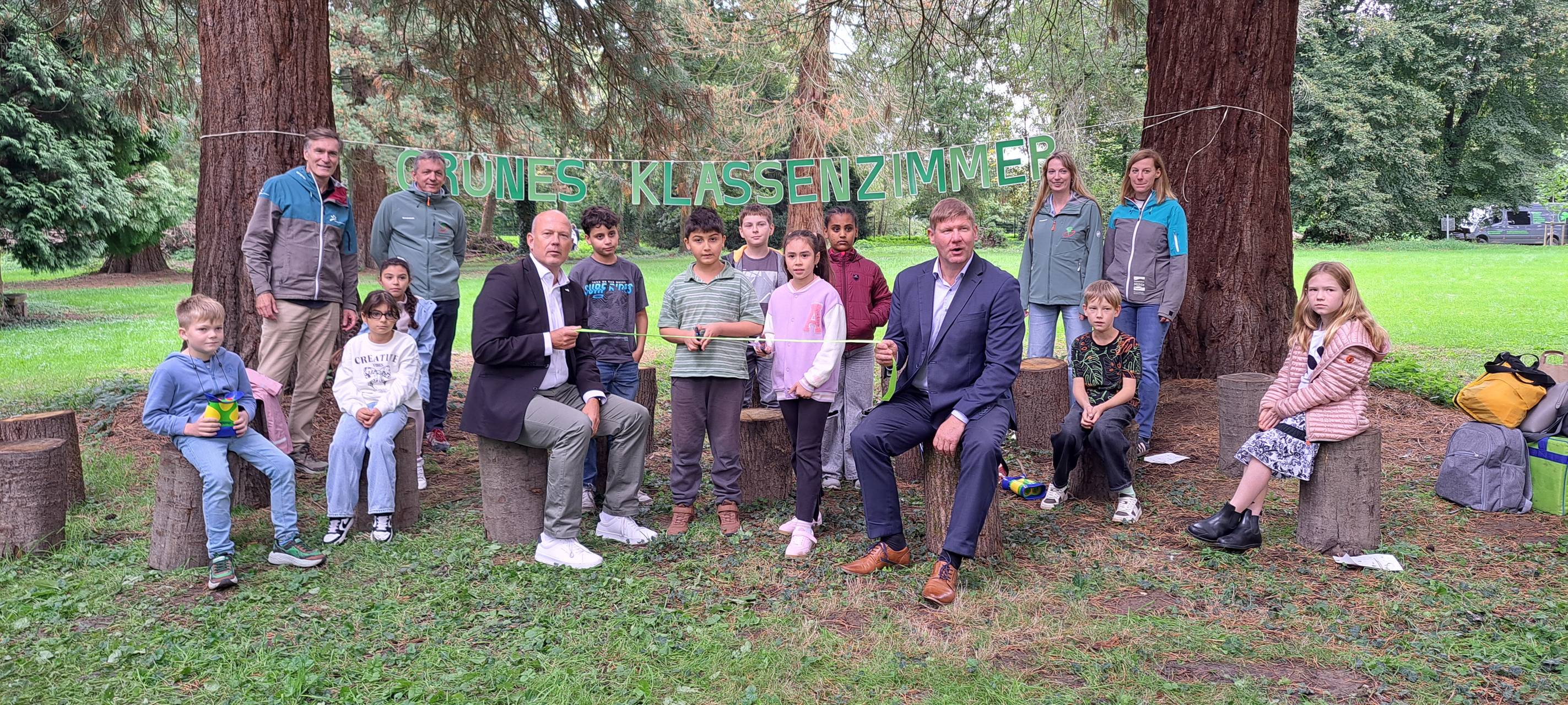 Grünes Klassenzimmer im Schlosspark Paffendorf