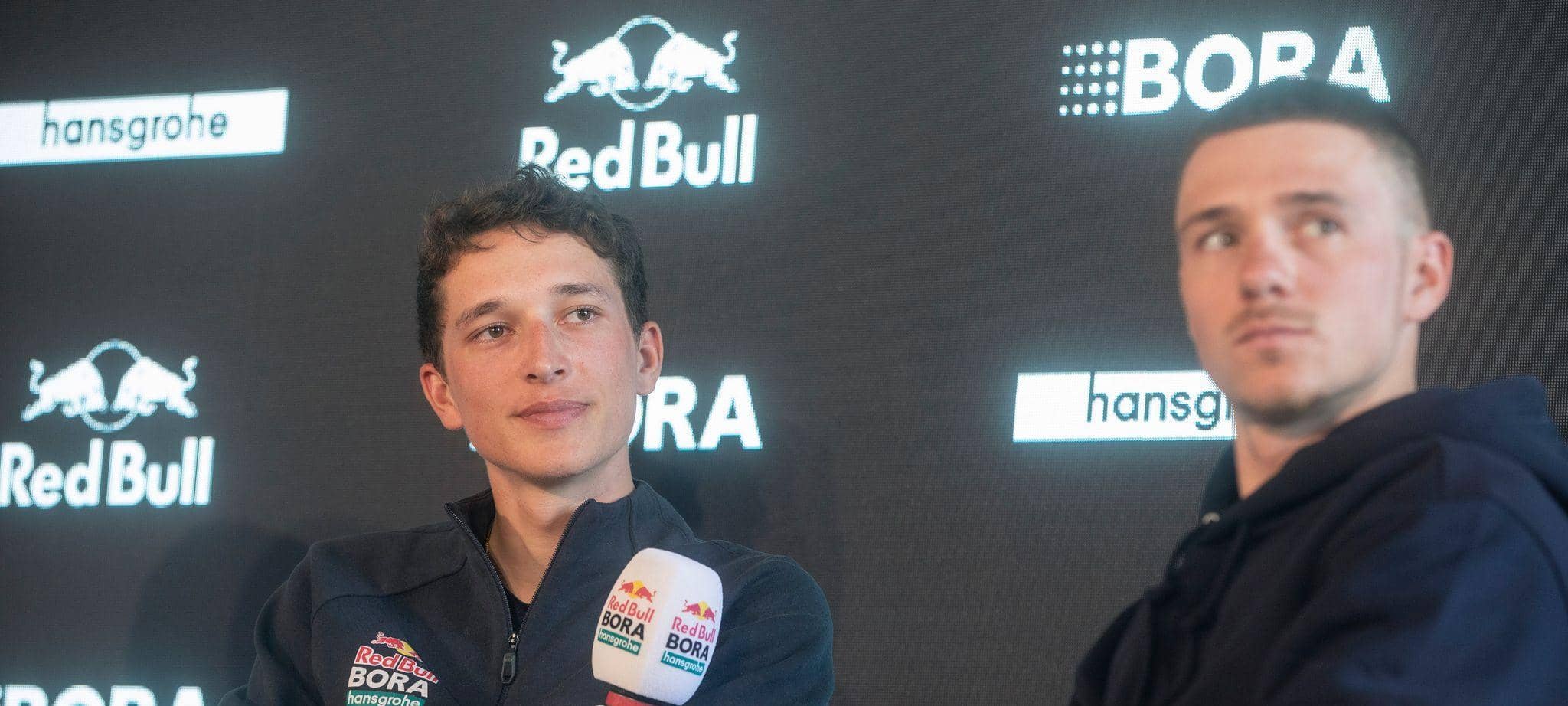Florian Lipowitz und Remco Evenepoel