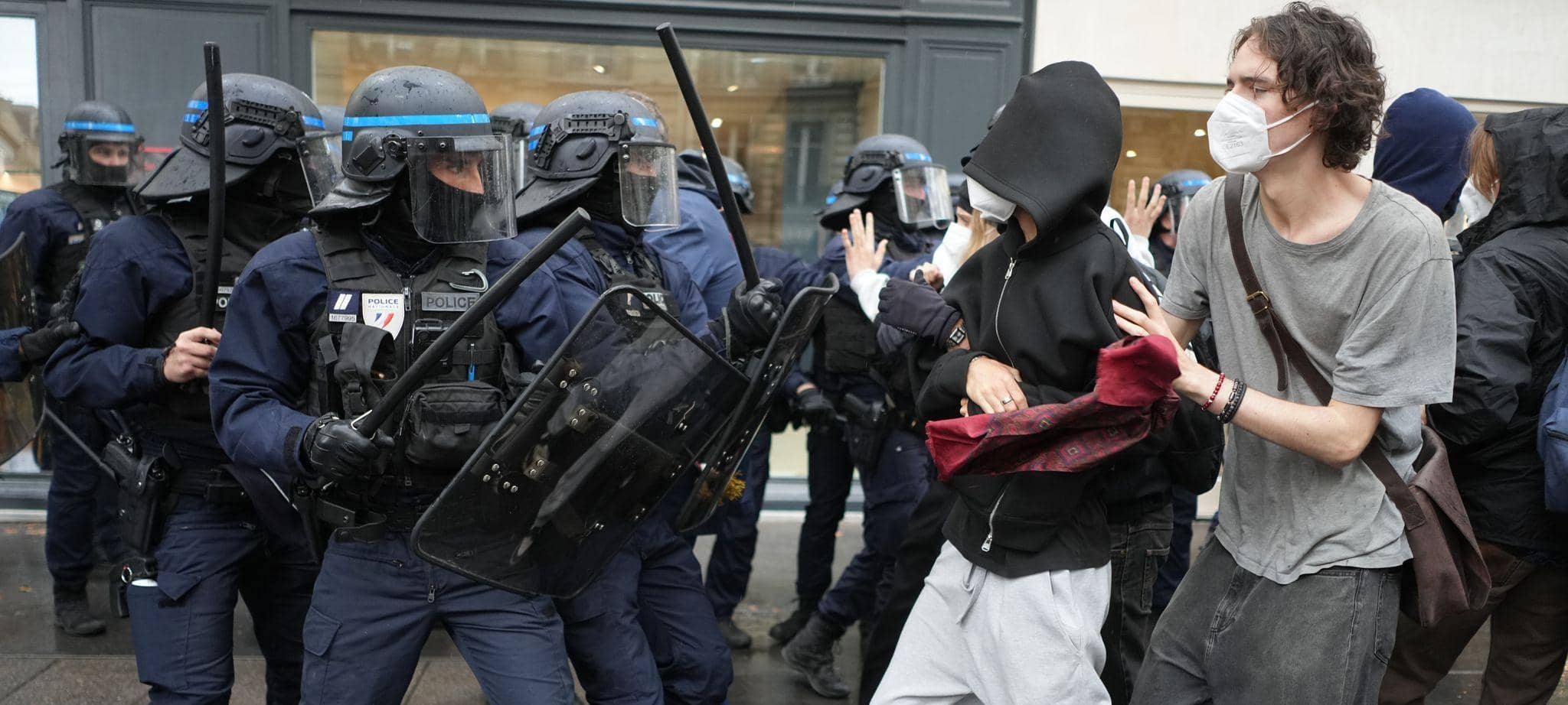Schulproteste in Frankreich