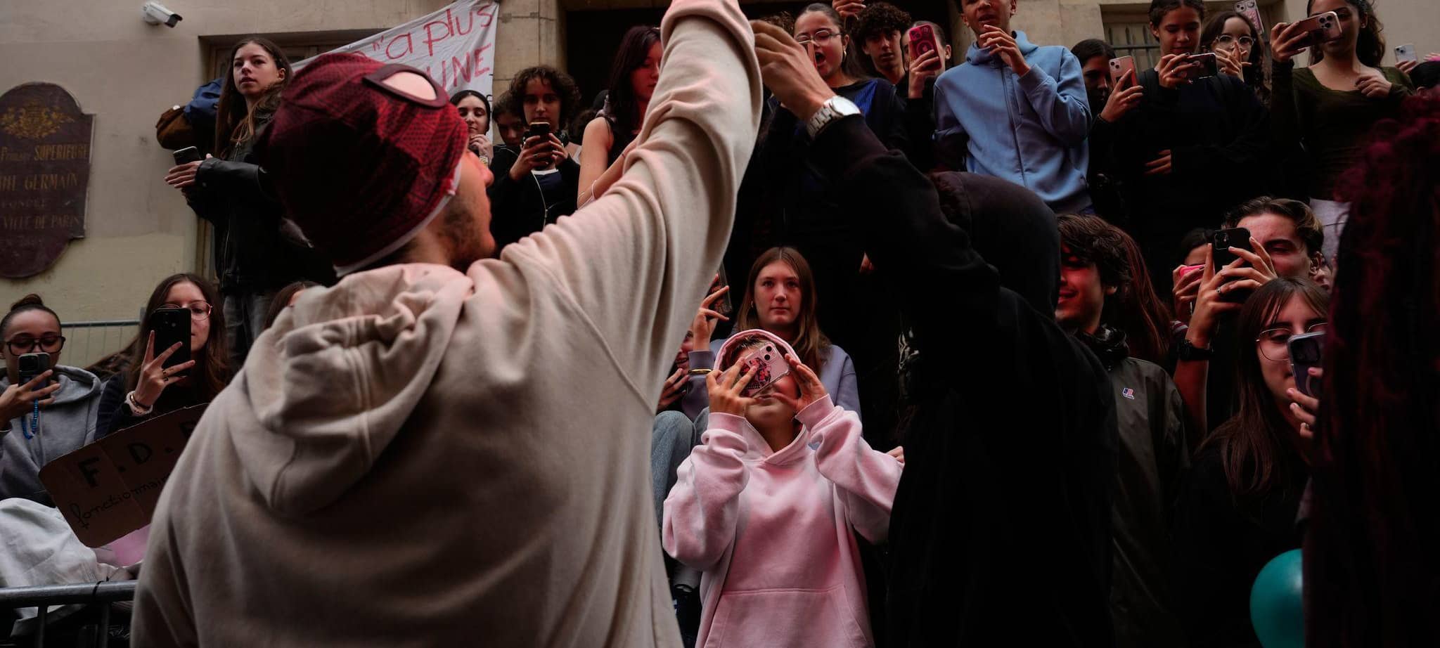Schulproteste in Frankreich