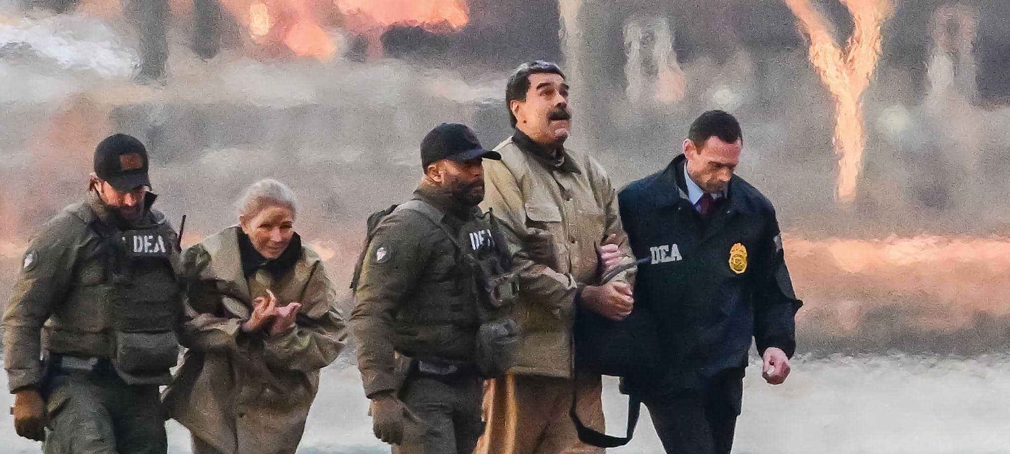 Nicolás Maduro und seine Frau wurden gefangen genommen