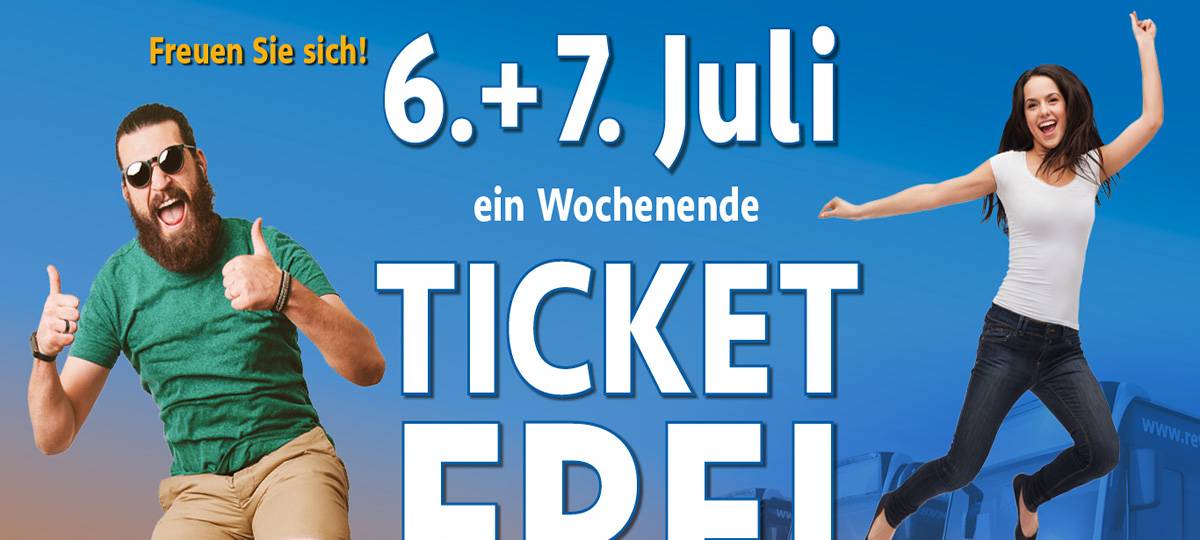 REVG - Ticketfreies Wochenende