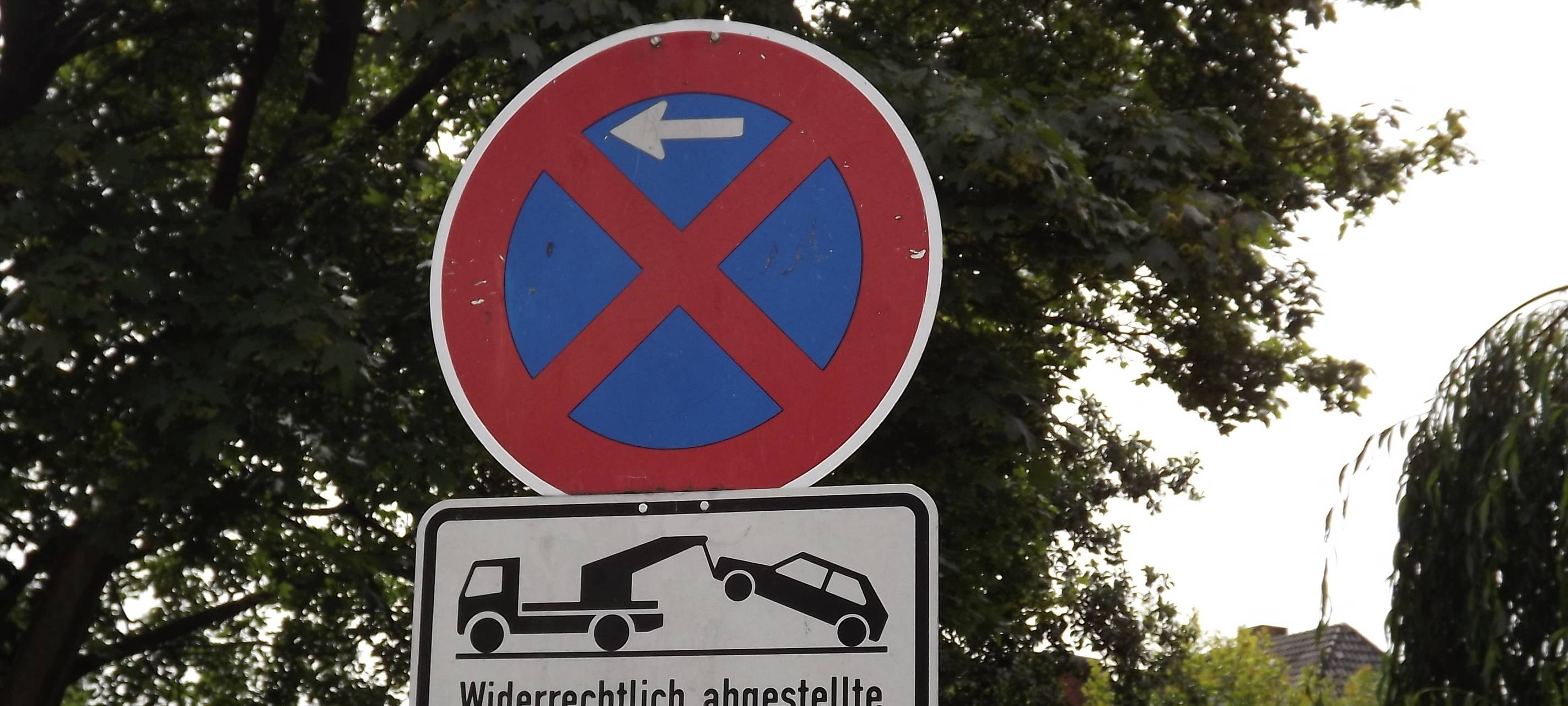 Filmaufnahmen: Halteverbot in Pulheim