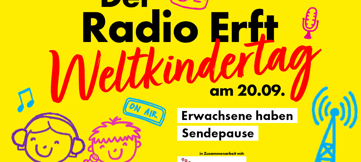 Kinder übernehmen Radio Erft