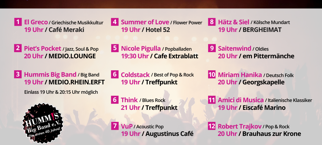 "Bergheim live 4 you" steht in den Startlöchern
