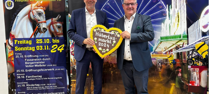Programm für den Hubertusmarkt in Bergheim vorgestellt