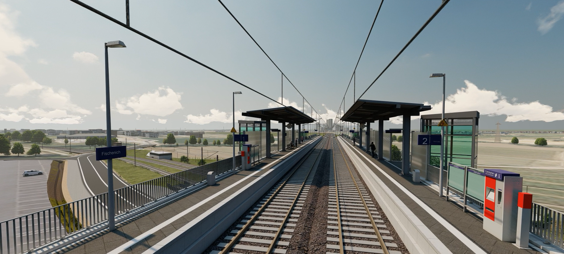 Neue S-Bahn und neue Haltestelle in Hürth