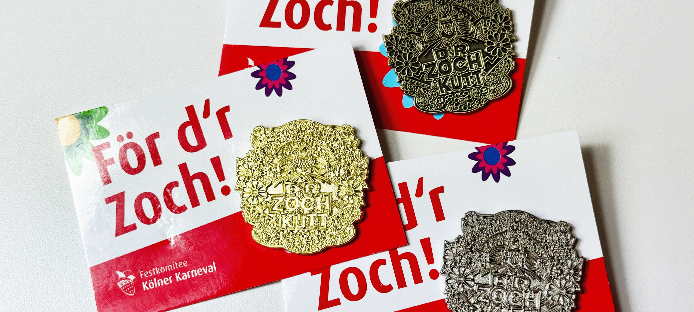 Köln: Jecke können erstmals Rosenmontagszug-Anstecker kaufen
