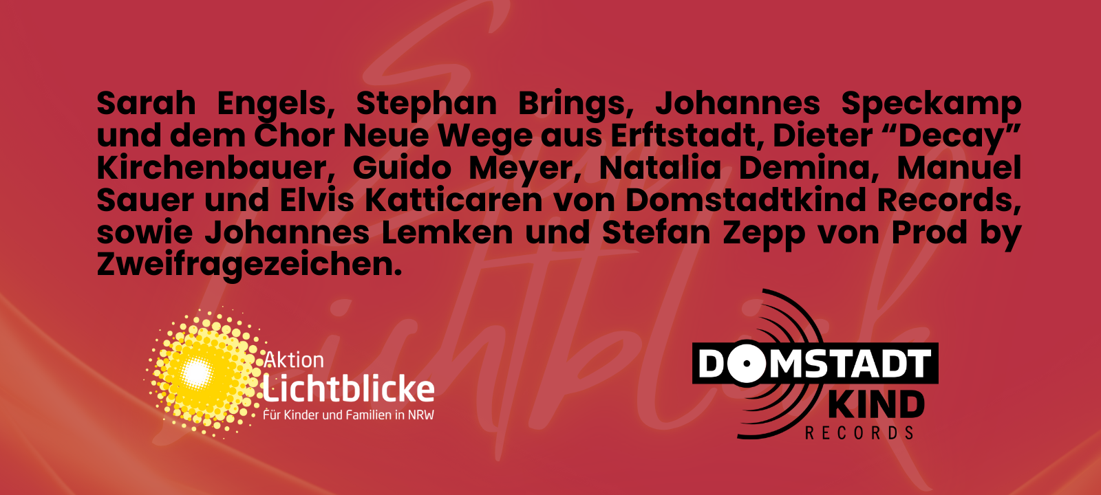 Unser Song für die Aktion Lichtblicke